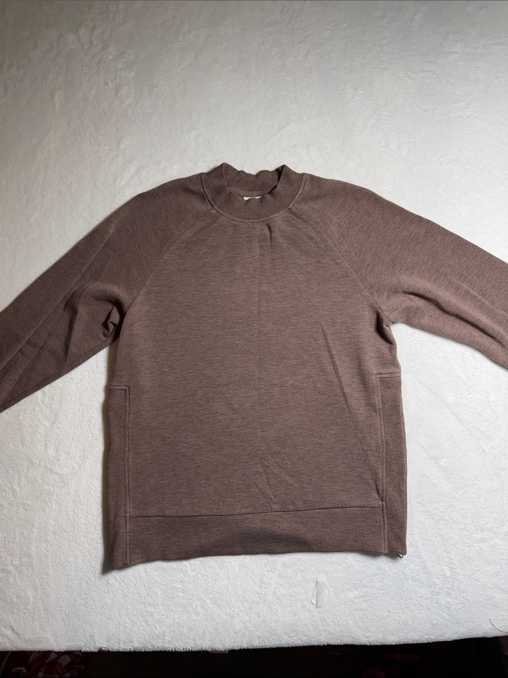 Varley Brown Boyfriend Sweat Crewneck Sweatshirt